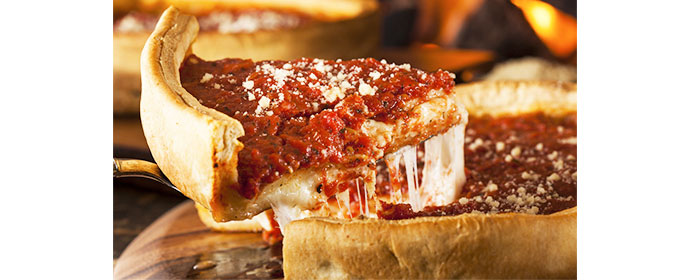 Deep dish Pizza