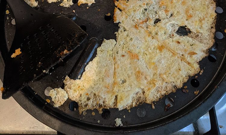 Pizza Sticking to Pan