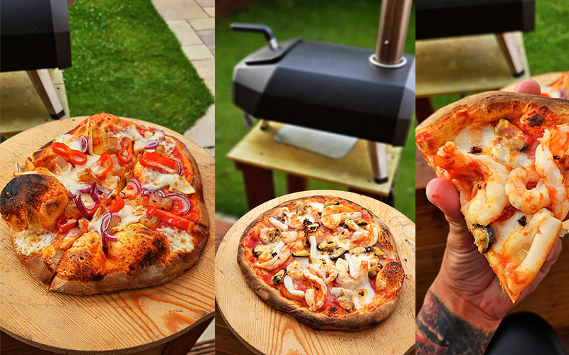 OONI KARU 12G cooked pizza